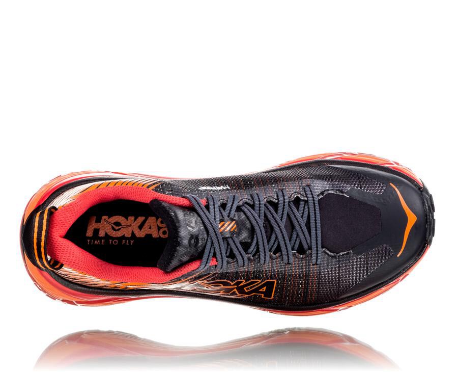 Hoka One One Evo Mafate 2 Trailskor Herr - Svarta/Röda - QHDWF-1248